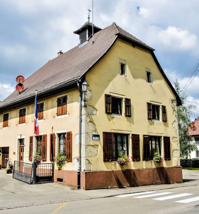 Mairie de Biederthal (Haut-Rhin, 68, Alsace)